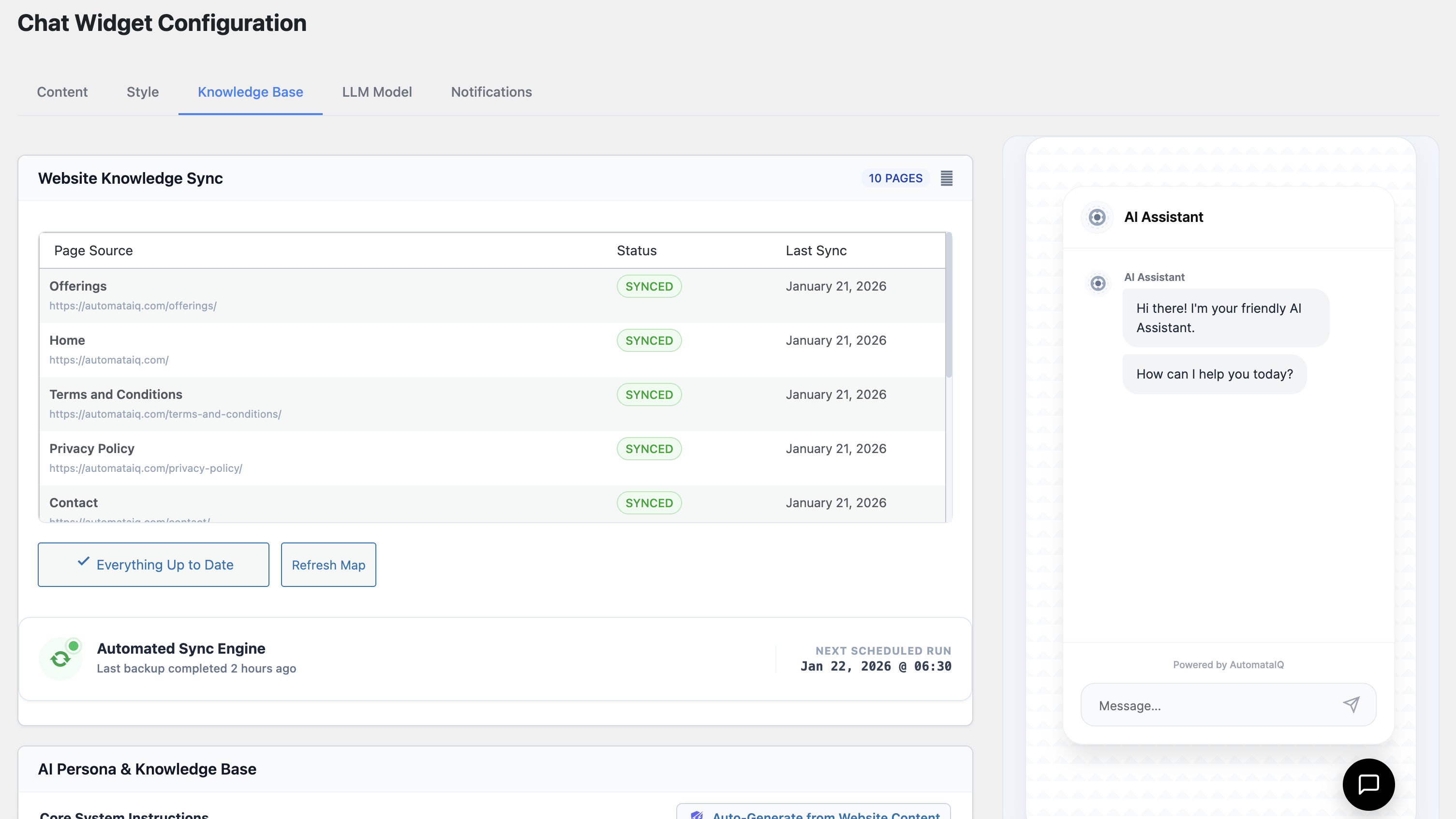 Knowledge Base Interface